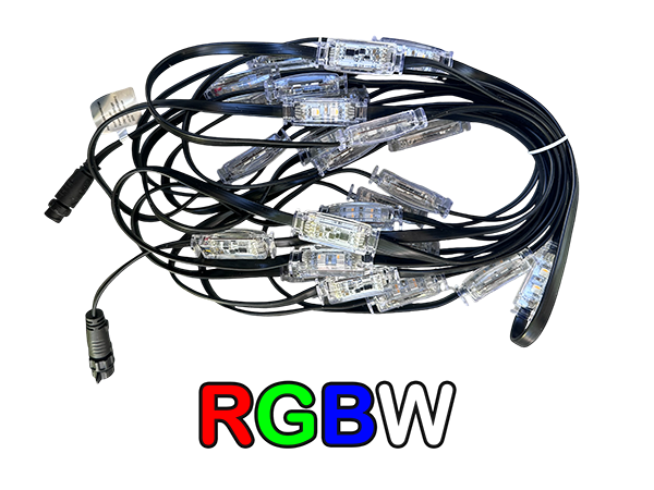 RGBW+2 Pebble Lights 4 pin (12 inch spacing)